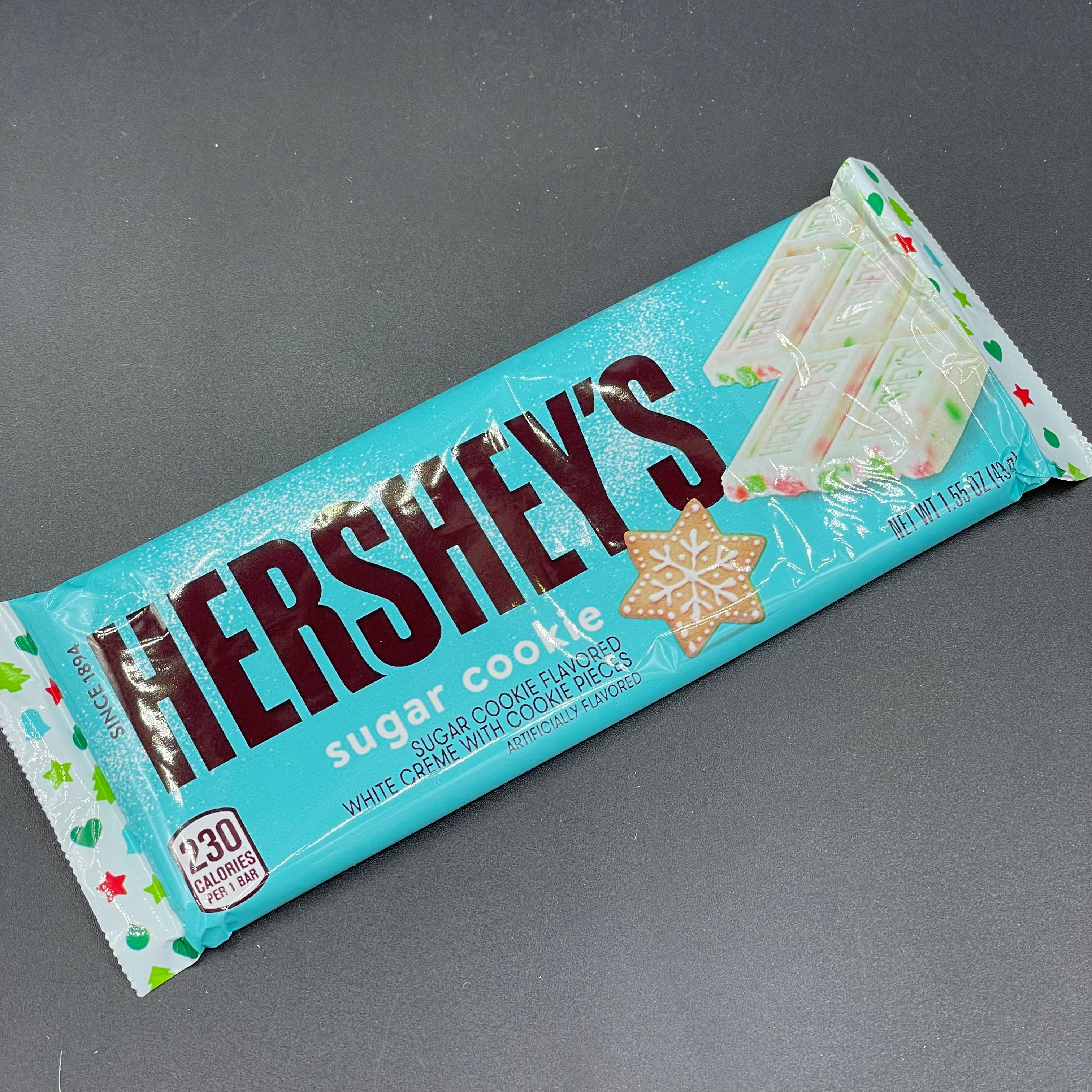 NEW Hershey's Sugar Cookie Bar Sugar Cookie Flavoured White Creme Wi