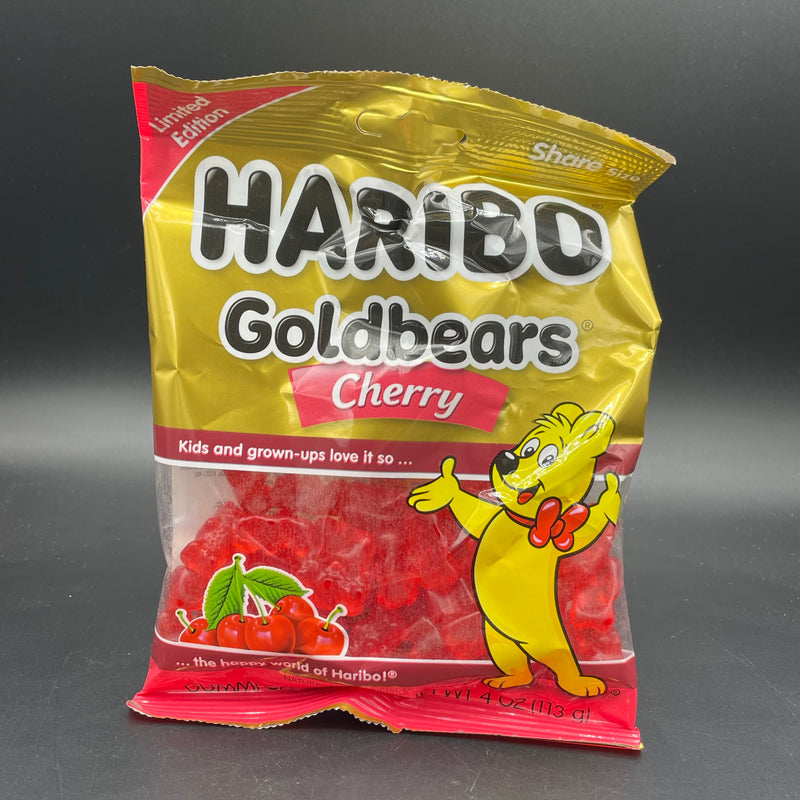 NEW Limited Edition Haribo Goldbears - Cherry, Share Size Gummy Candy 113g (USA) LIMITED EDITION