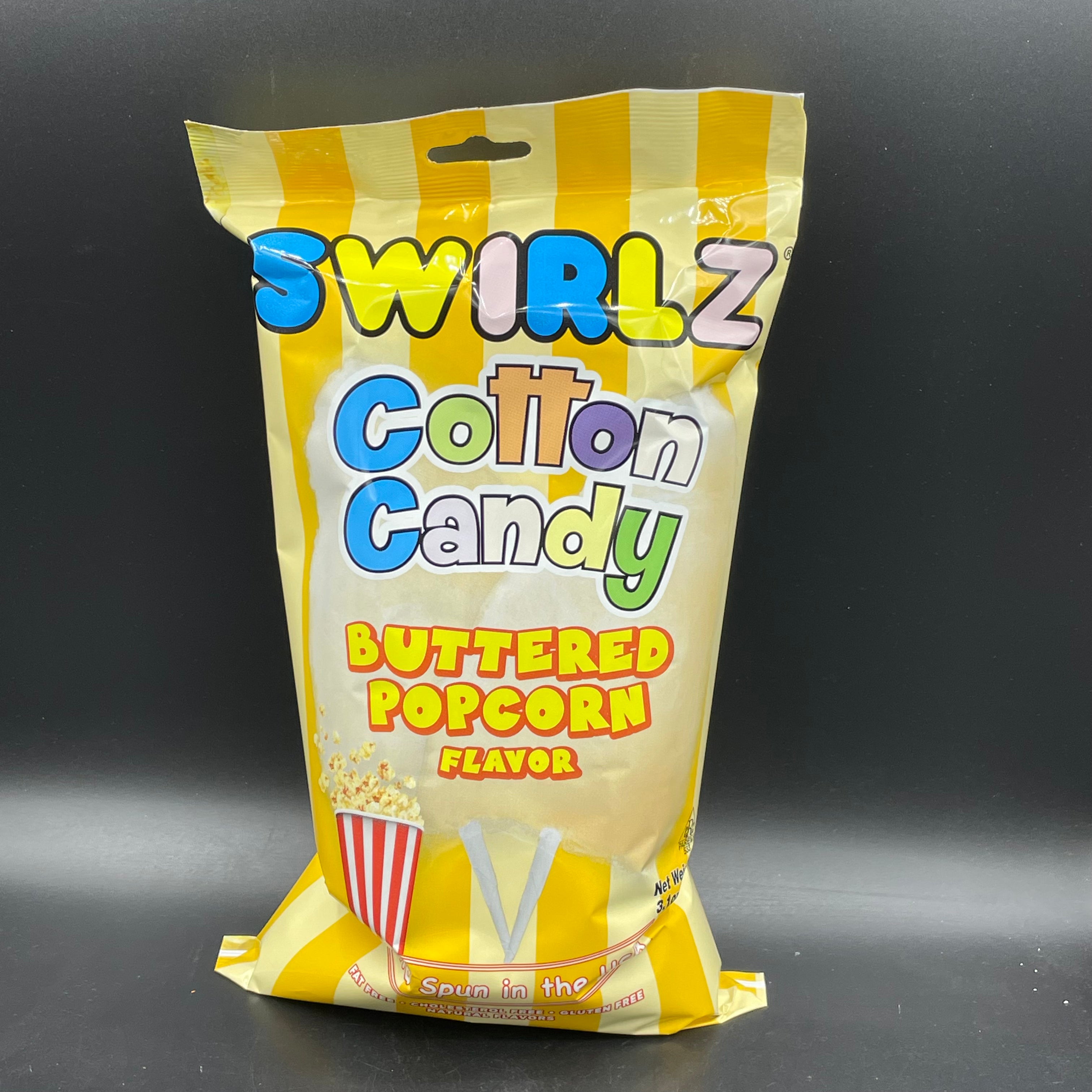 NEW Swirlz Cotton Candy Buttered Popcorn Flavour! 88g (USA)