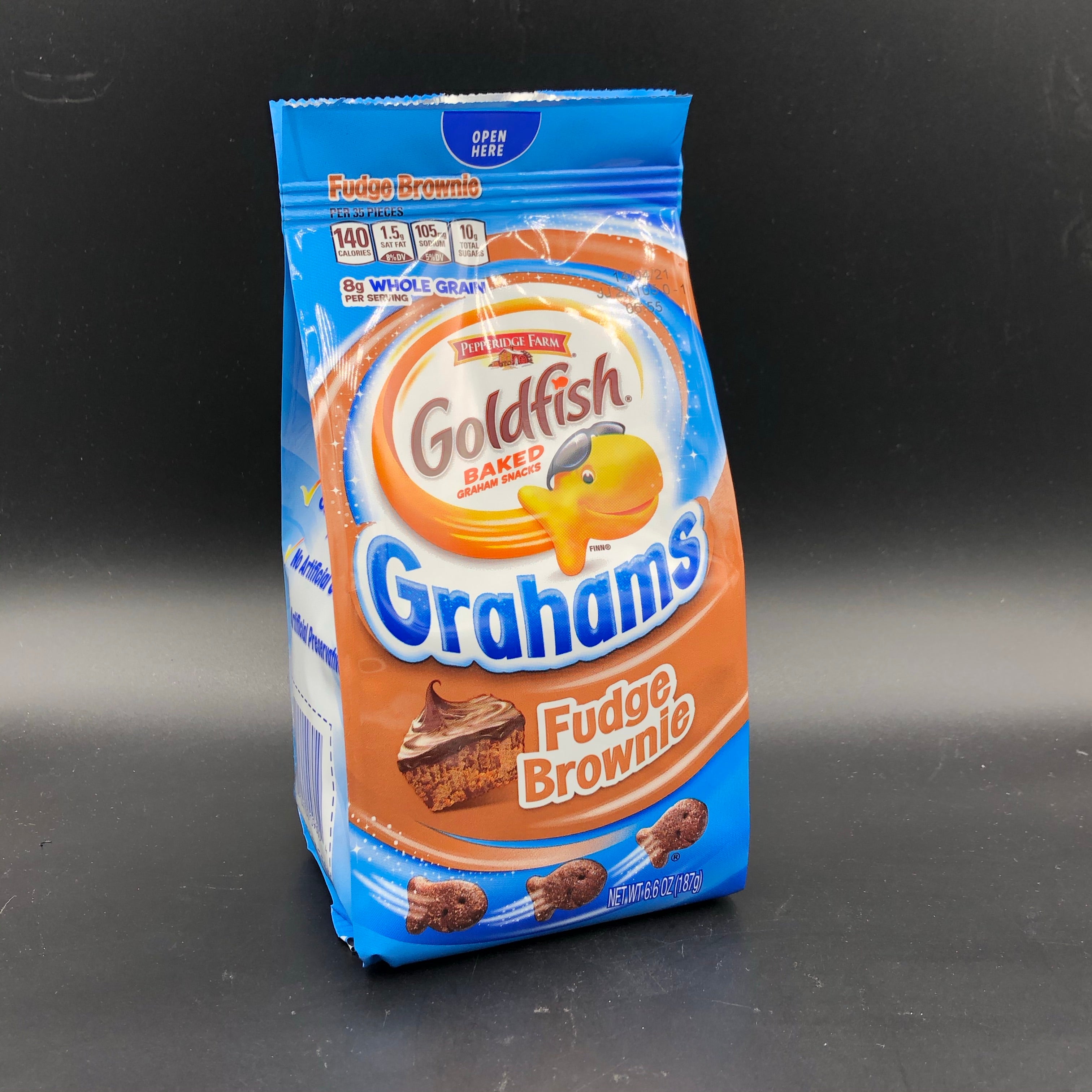 Pepperidge Farm Goldfish Baked Graham Snacks Grahams Fudge Brownie 1