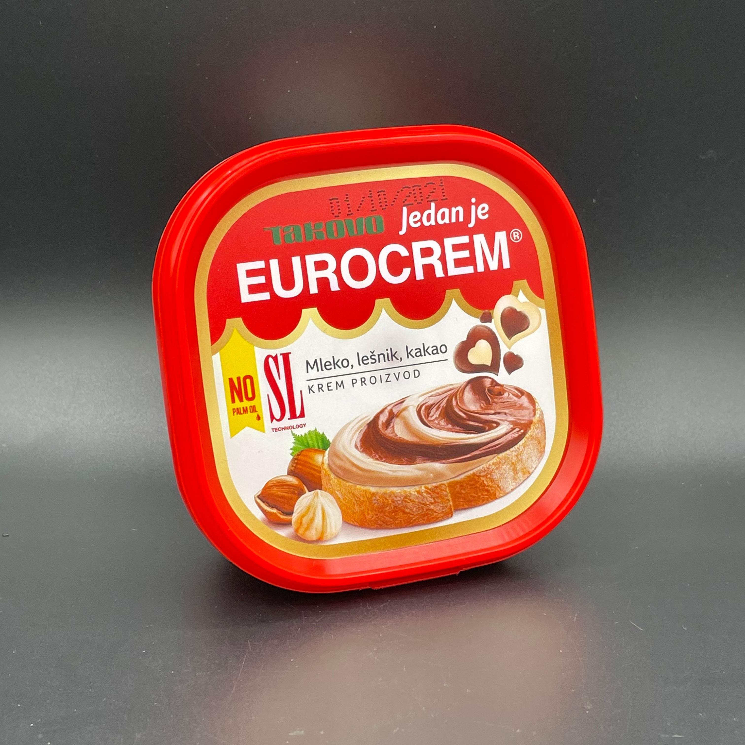 Swisslion Eurocrem Spread - Milk Chocolate And Hazelnut Spread 300g Tu