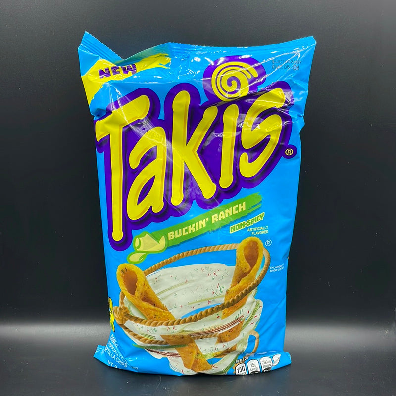 NEW Barcel Takis Buckin’ Ranch - Non-Spicy, Ranch Flavoured Tortilla Chips 280g (USA)