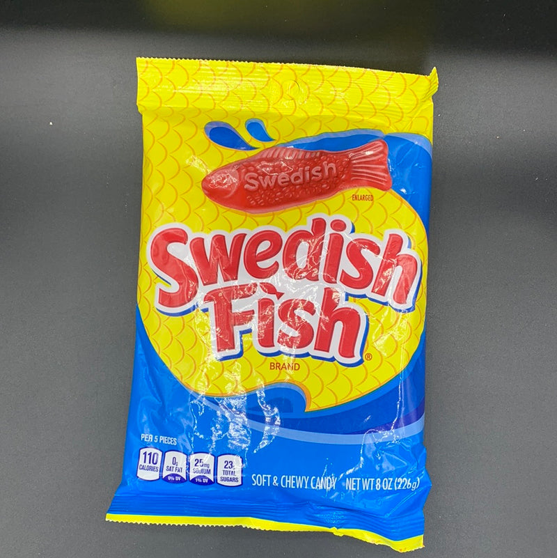 Swedish Fish - Original Red Soft Chewy Candy, 226g (USA)