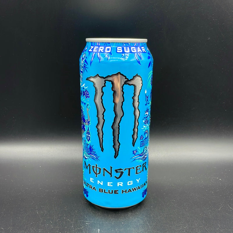blue monsters Monster Energy Ultra Blue Hawaiian Flavour 473ml, Zero Sugar (USA)