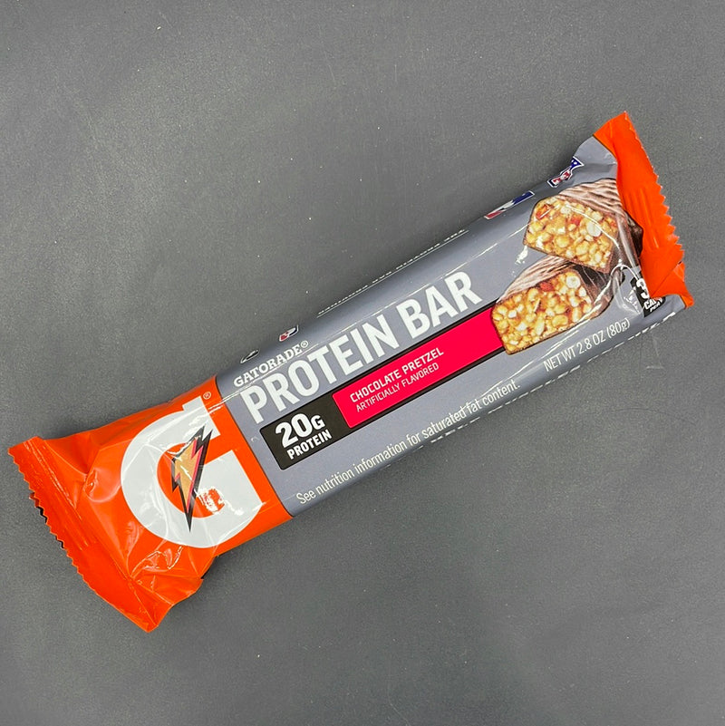 Gatorade Protein Bar, Chocolate Pretzel Flavour, with 20g of Protein, 80g (USA)