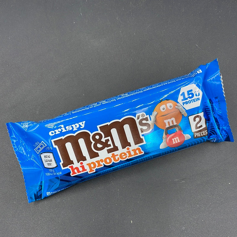 Crispy M&M’s HiProtein Protein Bar with 15g of Protein, 2 Pieces 52g (UK)