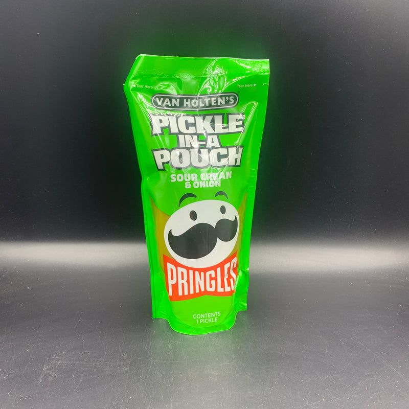 Van Holten’s Pickle In A Pouch - PRINGLES, Sour Cream & Onion Flavour - 1 Giant Pickle! (USA) LIMITED STOCK