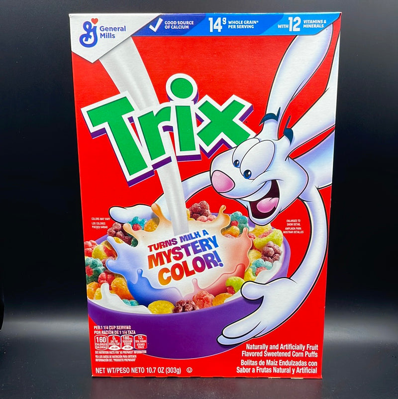 General Mills - Trix Cereal, Turns Milk A Mystery Colour! 303g (USA)