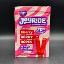 JoyRide - Uncommon Candy! Cherry Berry Ropes, Naturally Flavoured. 70% Less Sugar, No Junk, Amazing Taste. 99g (USA) Ryan Trahan’s Viral Candy!