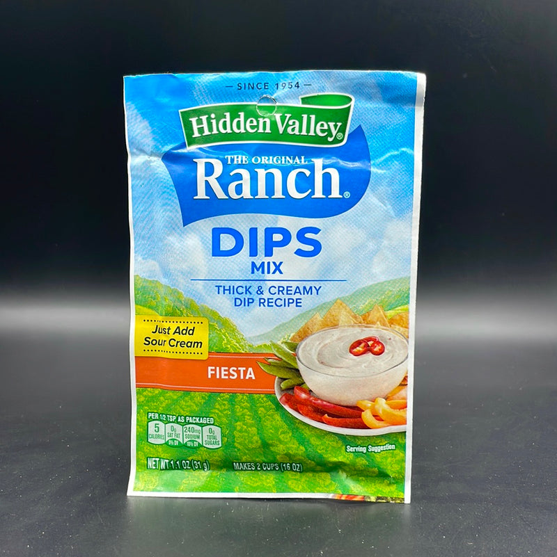 Hidden Valley - The Original Ranch Dips Mix! Fiesta Flavour Sachet 31g (USA)