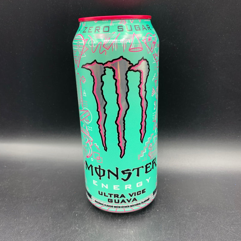 NEW - Monster Energy - Ultra Vice Guava, 473ml (USA) ZERO SUGAR