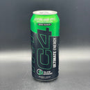 C4 ULTIMATE Energy - Tri-Stim Experience, Carbonated Pre-Workout, Zero Sugar, Electric Sour Apple Flavour, 473ml (USA)