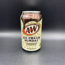 A&W - Ice Cream Sundae Flavoured Soda, 355ml (USA)