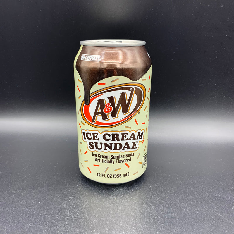 A&W - Ice Cream Sundae Flavoured Soda, 355ml (USA)