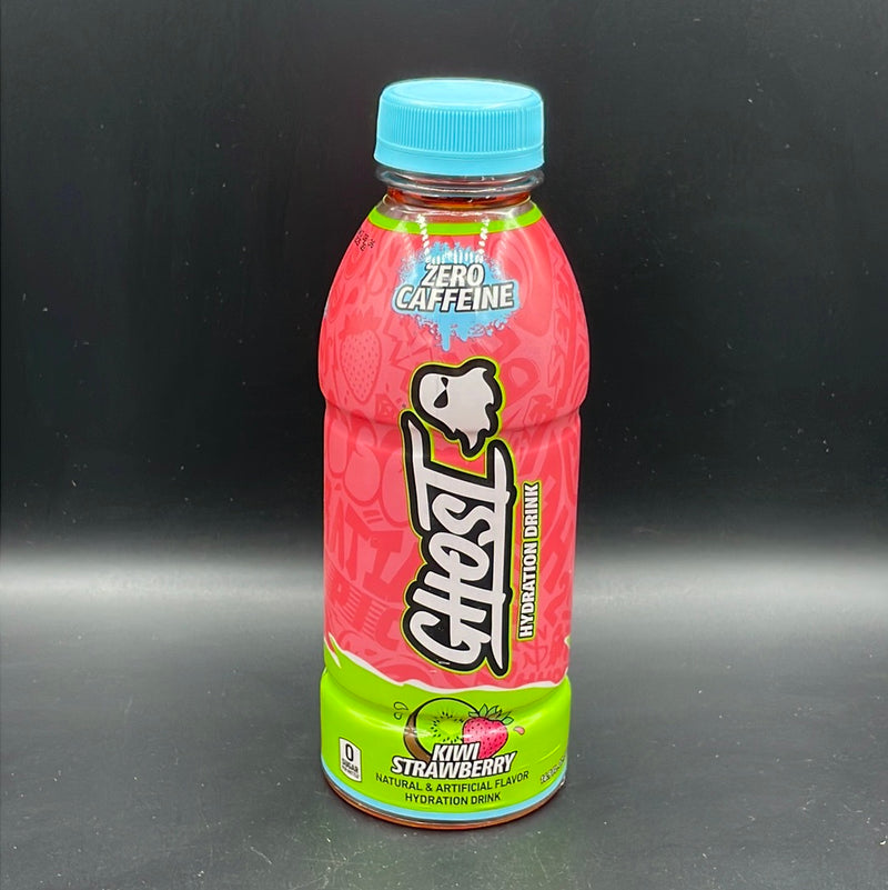 NEW Ghost Hydration, Kiwi Strawberry Flavour - Zero Caffeine! 10 Calorie, Hydration Drink 500ml (USA)