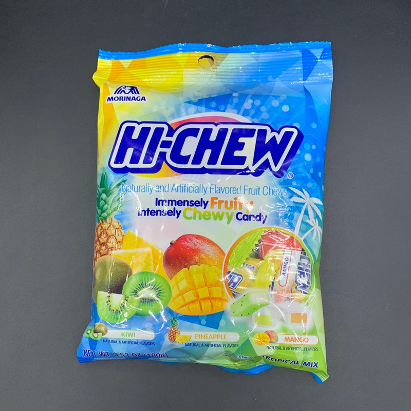 Hi-Chew Tropical Mix - Chewy Candy Mixed Bag 100g (Japan)