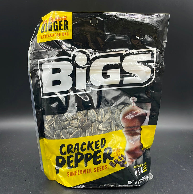 Bigs Cracked Pepper Flavour Sunflower Seeds 152g (USA)