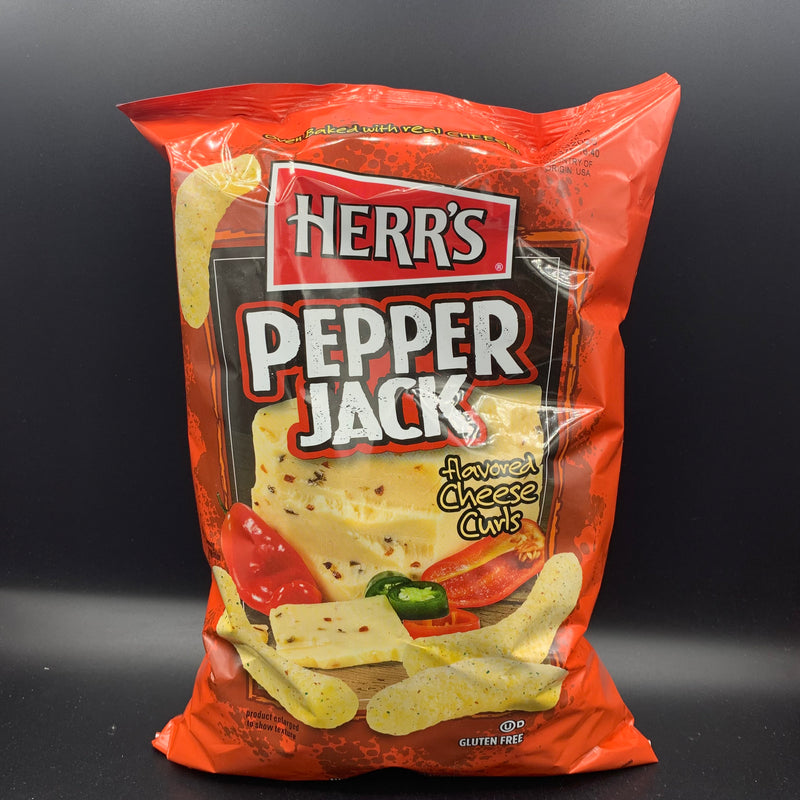 Herr’s Pepper Jack Flavored Cheese Curls, 156g (USA)