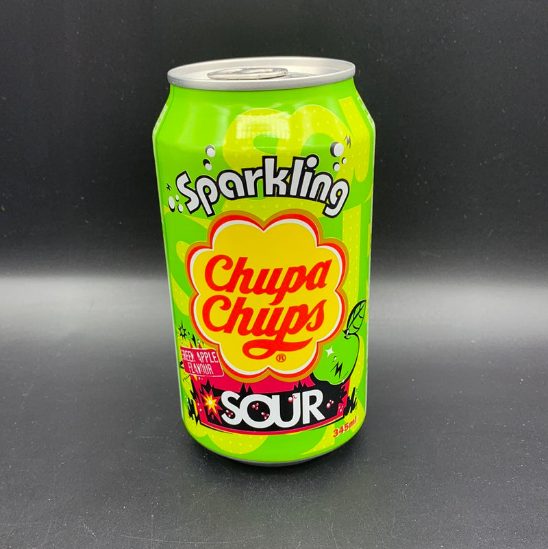 Chupa Chups Sparkling Drink - Sour Green Apple Flavour 345ml (KOREA)