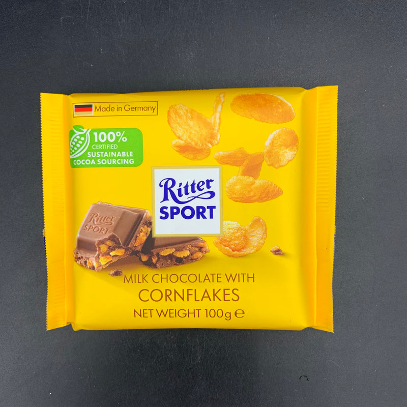 Ritter Sport - Milk Chocolate with Cornflakes, 100g (GERMANY)