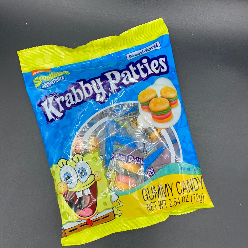 Frankford SpongeBob - Krabby Patties Gummy Candy, 72g (USA)