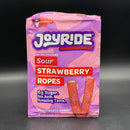 JoyRide - Uncommon Candy! Sour Strawberry Ropes, Naturally Flavoured. 70% Less Sugar, No Junk, Amazing Taste. 99g (USA) Ryan Trahan’s Viral Candy!