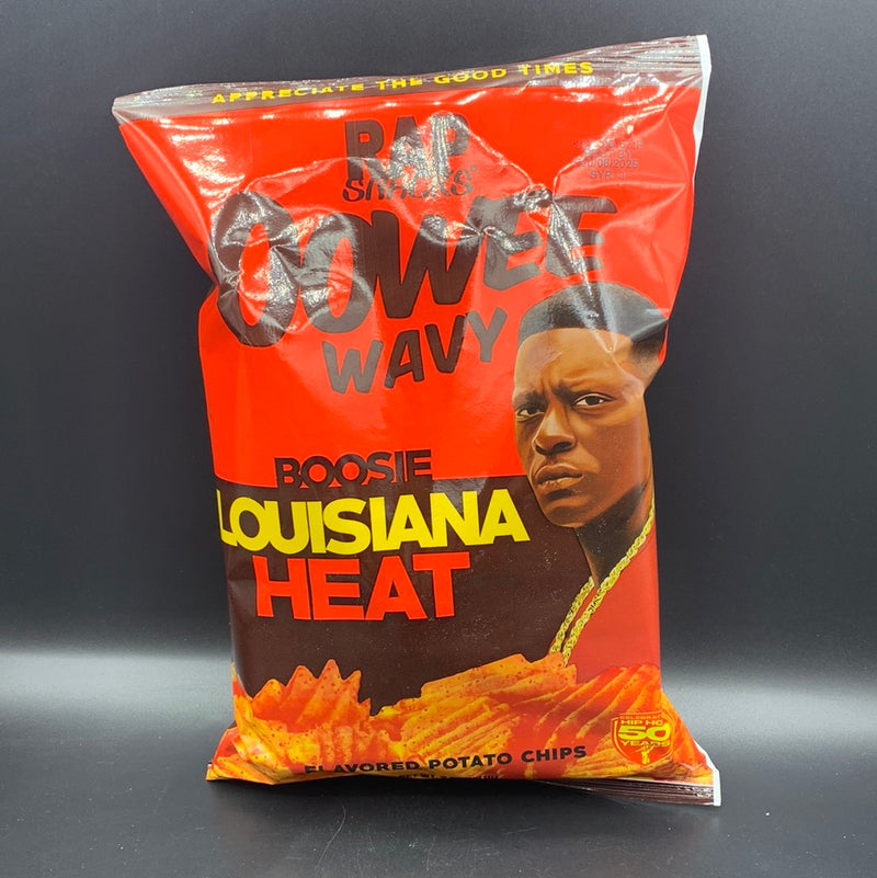 Rap Snacks - Oowee Wavy, Boosie Louisianna Heat Flavoured Potato Chips, 71g (USA)