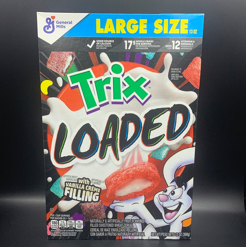 NEW General Mills - Trix Cereal LOADED with Vanilla Creme Filling! 368g Large Size (USA)