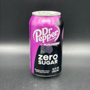 Dr Pepper ZERO SUGAR - Blackberry Flavour, 355ml (USA) NEW