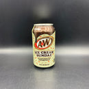 A&W - Ice Cream Sundae Flavoured Soda, 355ml (USA)