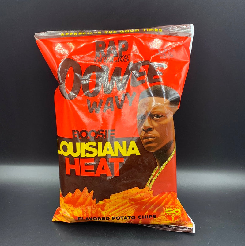 Rap Snacks - Oowee Wavy, Boosie Louisianna Heat Flavoured Potato Chips, 71g (USA)