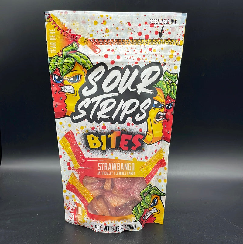 Sour Strips BITES - Strawbango Flavour 180g (USA)