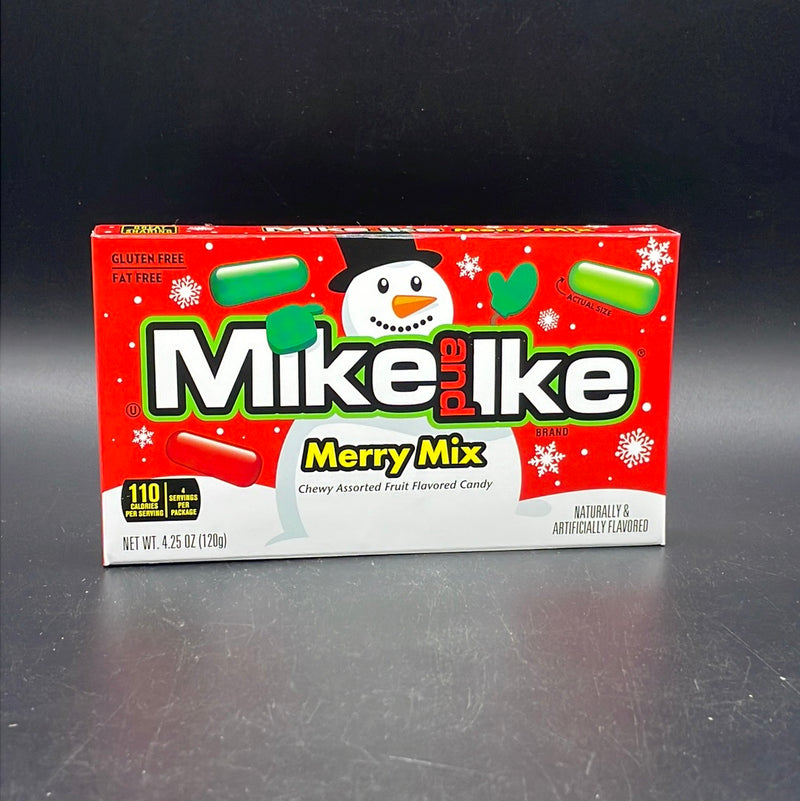 Mike and Ike - Merry Mix, Chewy Assorted Fruit Flavours 120g (USA) CHRISTMAS SPECIAL