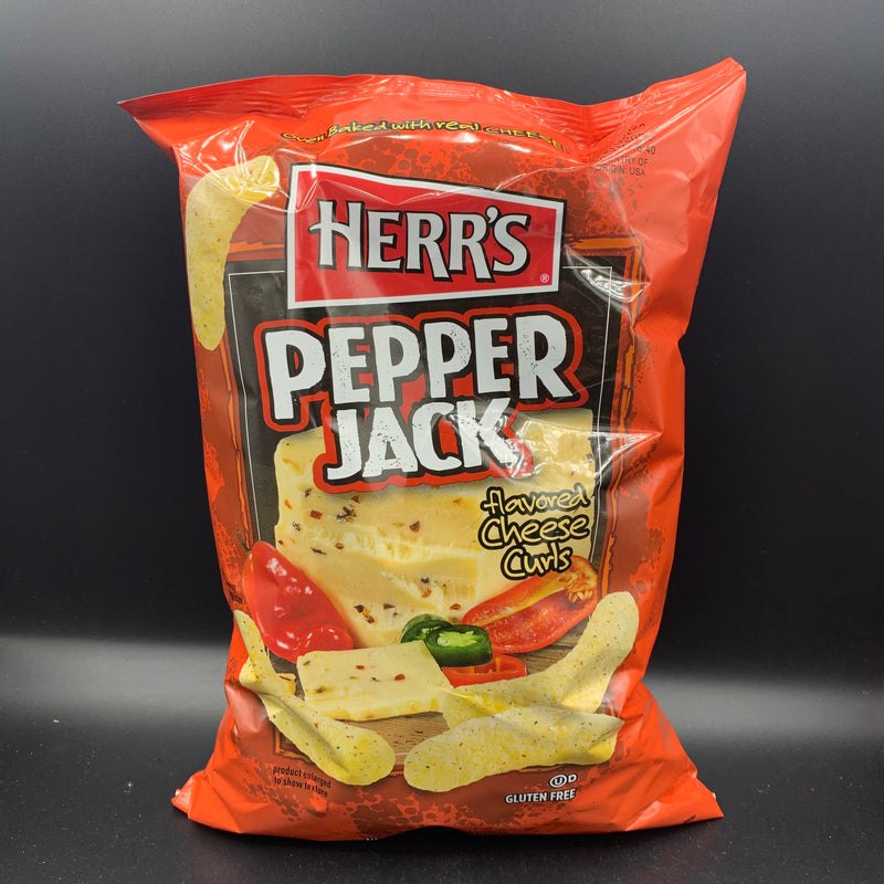 Herr’s Pepper Jack Flavored Cheese Curls, 156g (USA)