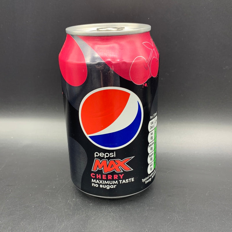 Pepsi Max - Cherry Flavour, NO SUGAR, 330ml (USA)