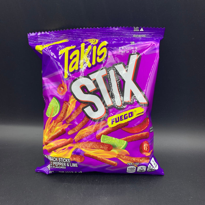 Barcel - Takis Stix FUEGO - Chili Pepper & Lime Flavoured Chips, 113g (USA)