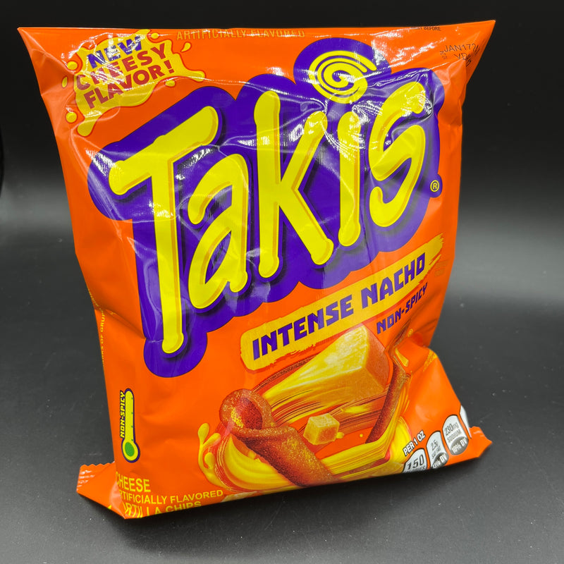 NEW Barcel Takis - Intense Nacho Non Spicy - Cheese Flavoured Tortilla Chips 92g (USA