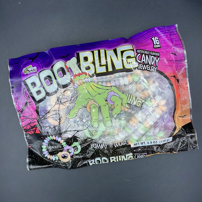 Boo Bling - Candy Jewelry. Includes Bracelets & Rings - Yummy To Wear! 110ml (AUS) HALLOWEEN