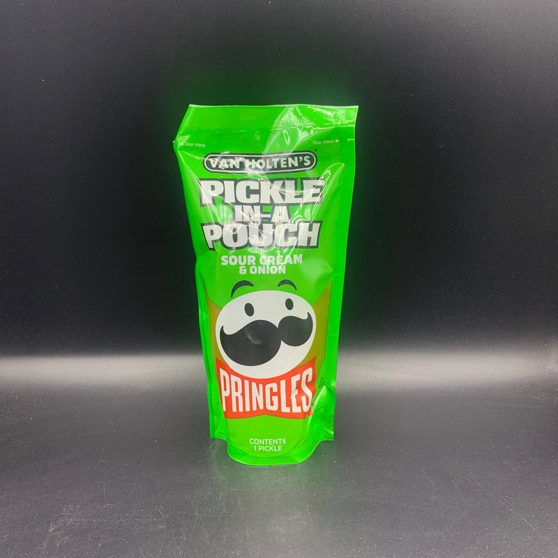 Van Holten’s Pickle In A Pouch - PRINGLES, Sour Cream & Onion Flavour - 1 Giant Pickle! (USA) LIMITED STOCK