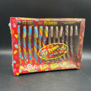 Pebbles Fruity & Cocoa Pebbles Cereal Flavoured Candy Canes 12 Pack, 150g (USA) CHRISTMAS SPECIAL