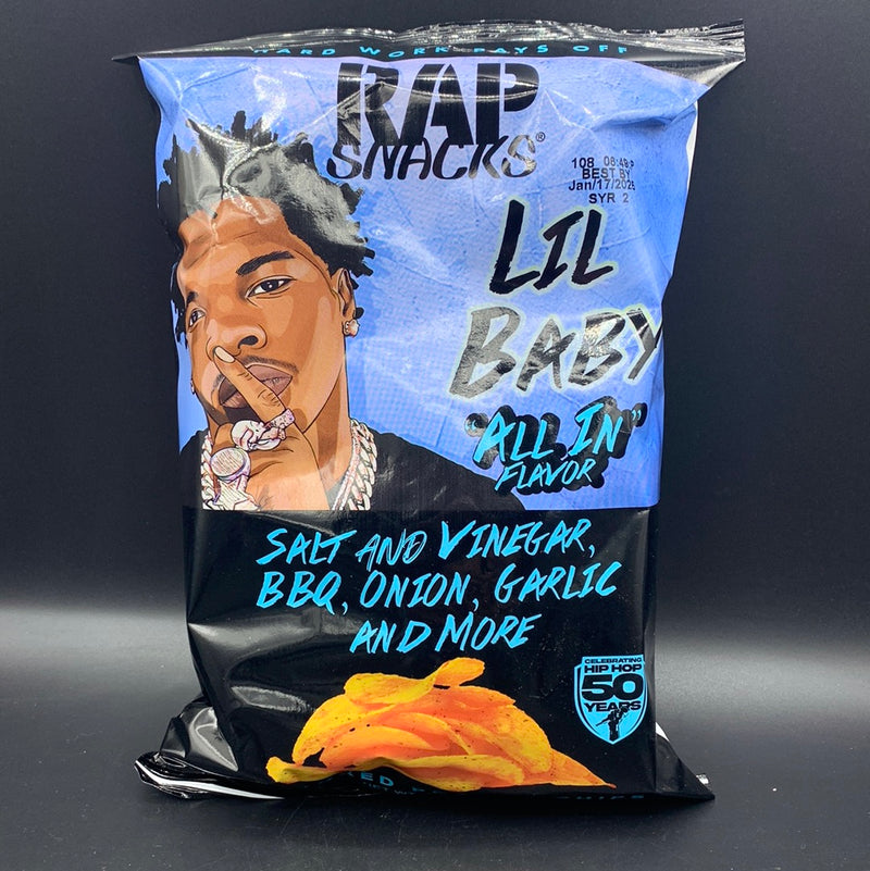 Rap Snacks - Lil Baby “All In” Flavoured Potato Chips, 71g (USA)