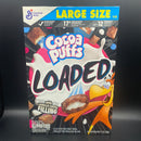 NEW General Mills - Cocoa Puffs LOADED  with Vanilla Creme Filling 368g Large Size (USA)