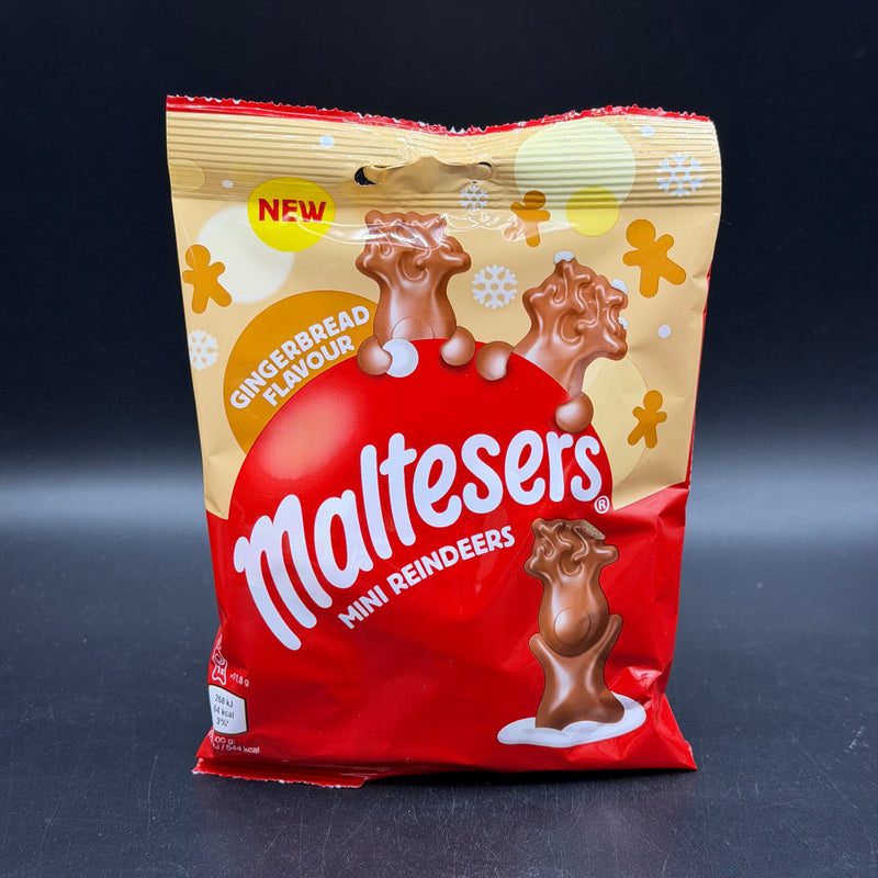 Maltesers Mini Reindeer - Milk Chocolate, Gingerbread Flavour! 5 Mini Reindeer, Full of Crunchy, Creamy Delight! 59g (UK)