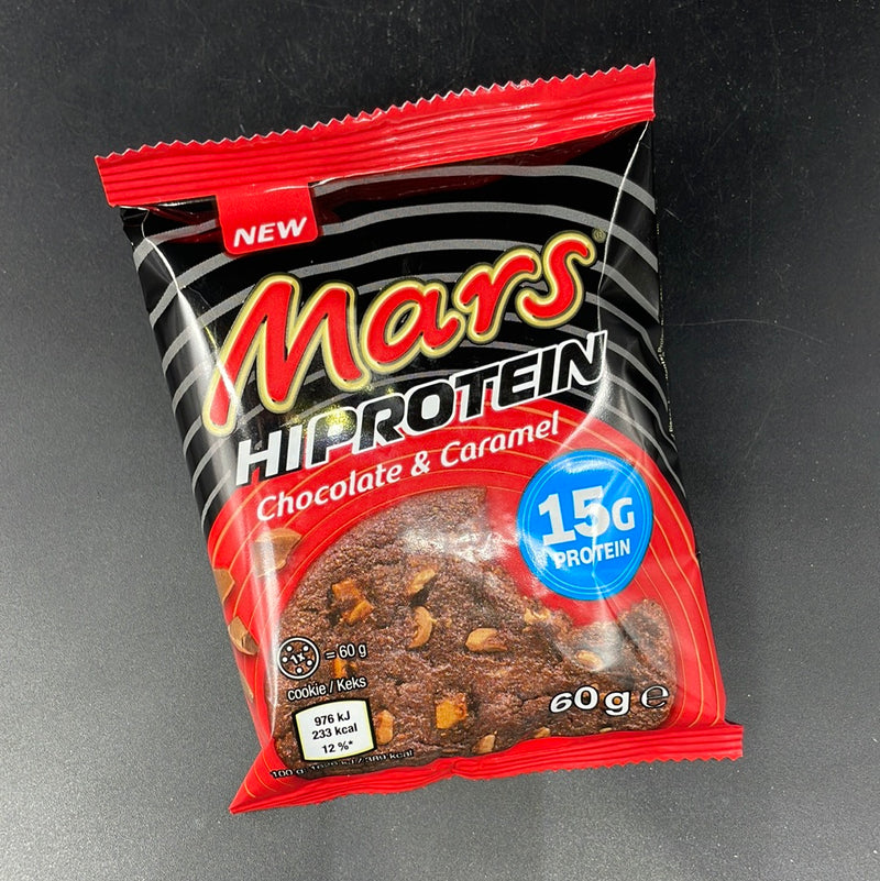 Mars HiProtein Chocolate & Caramel Flavour Protein Cookie with 15g of Protein, 60g (UK)