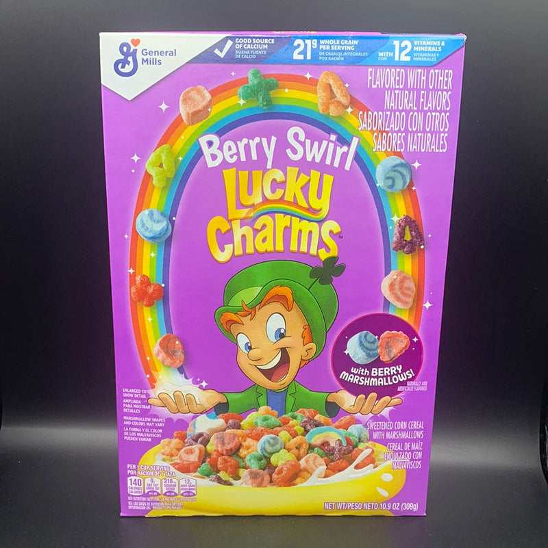 Lucky Charms Cereal - Berry Swirl Flavour! 309g (USA)