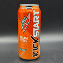 Mtn (Mountain) Dew Kickstart - Orange Citrus Flavour - Energy Drink 473ml (USA)