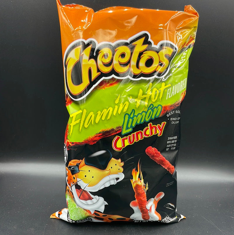 Cheetos Flamin Hot Limon Crunchy Flavour 226g Bag (USA)