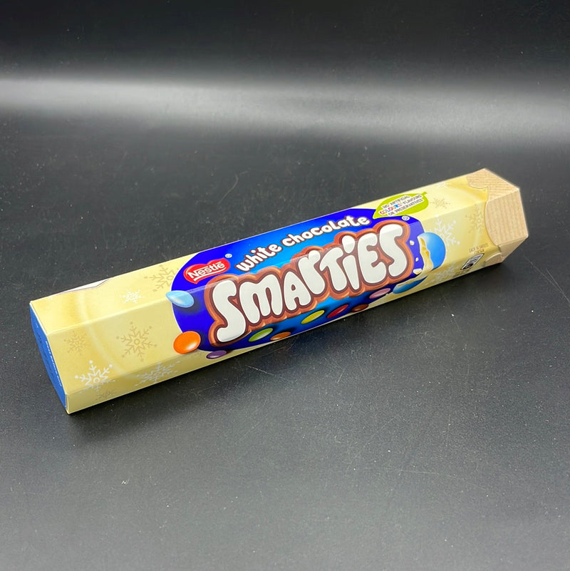 Nestle White Chocolate Smarties, 120g Tube (UK) CHRISTMAS EDITION