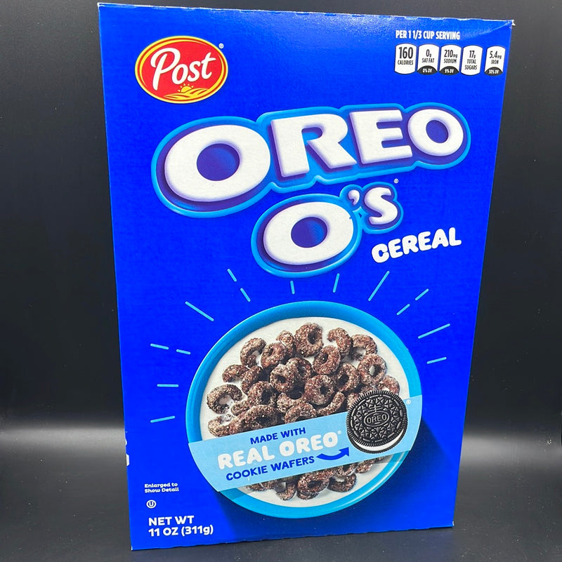 Post Oreo O's Cereal - Made with Real Oreo Cookie Wafers! 311g (USA)