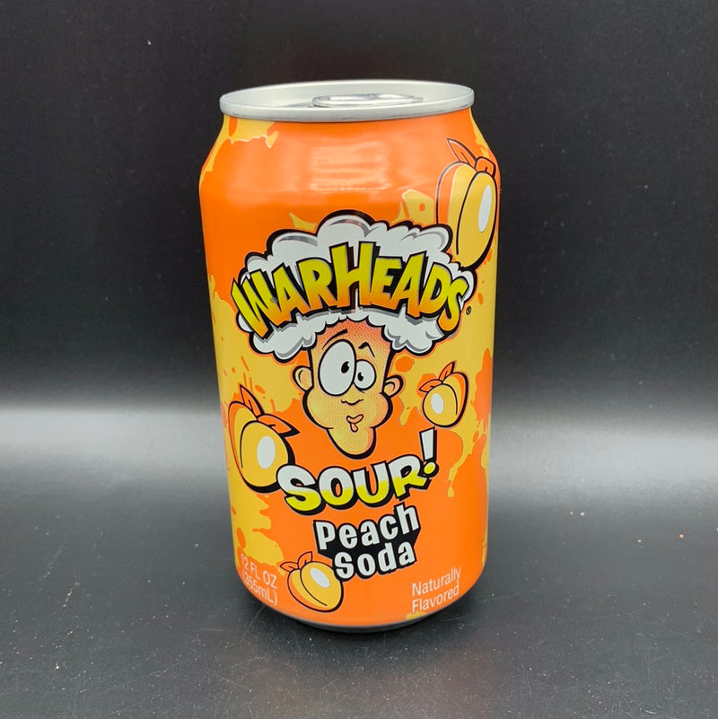 Warheads - Sour Peach Flavoured Soda, 355ml (USA)